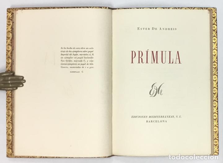 Libros: PR&Iacute;MULA. - ANDREIS, Ester de. - Foto 2