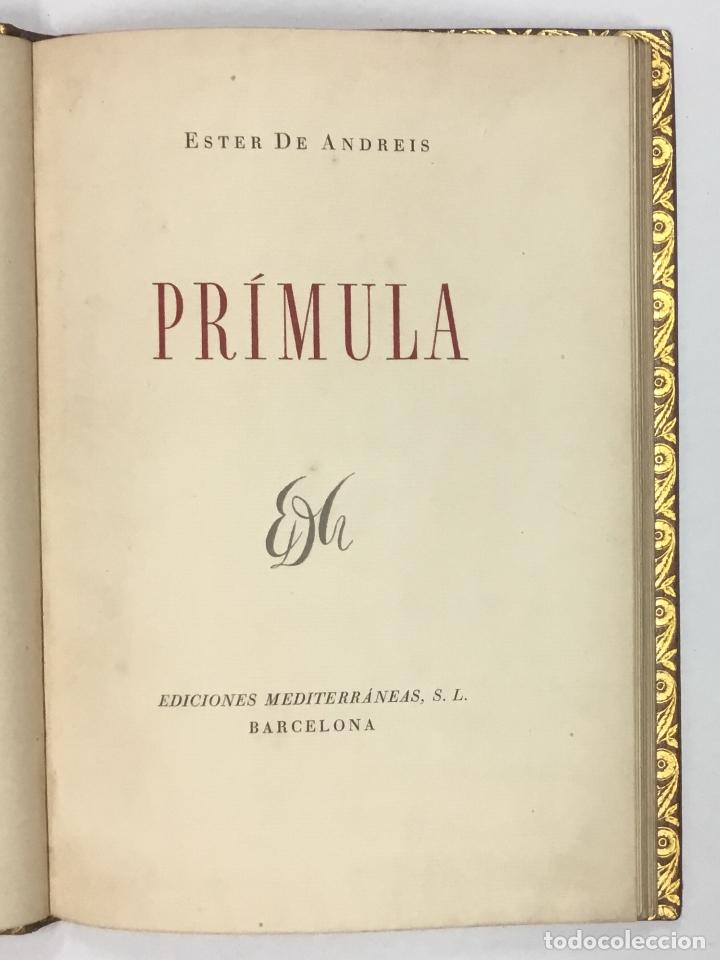 Libros: PR&Iacute;MULA. - ANDREIS, Ester de. - Foto 1