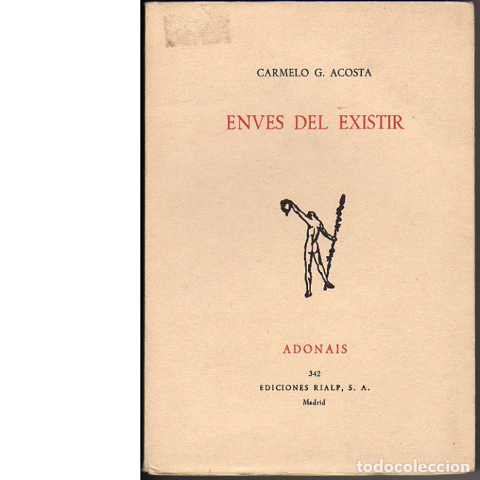 Libros: Env&eacute;s del existir (Carmelo G. Acosta). - Foto 1