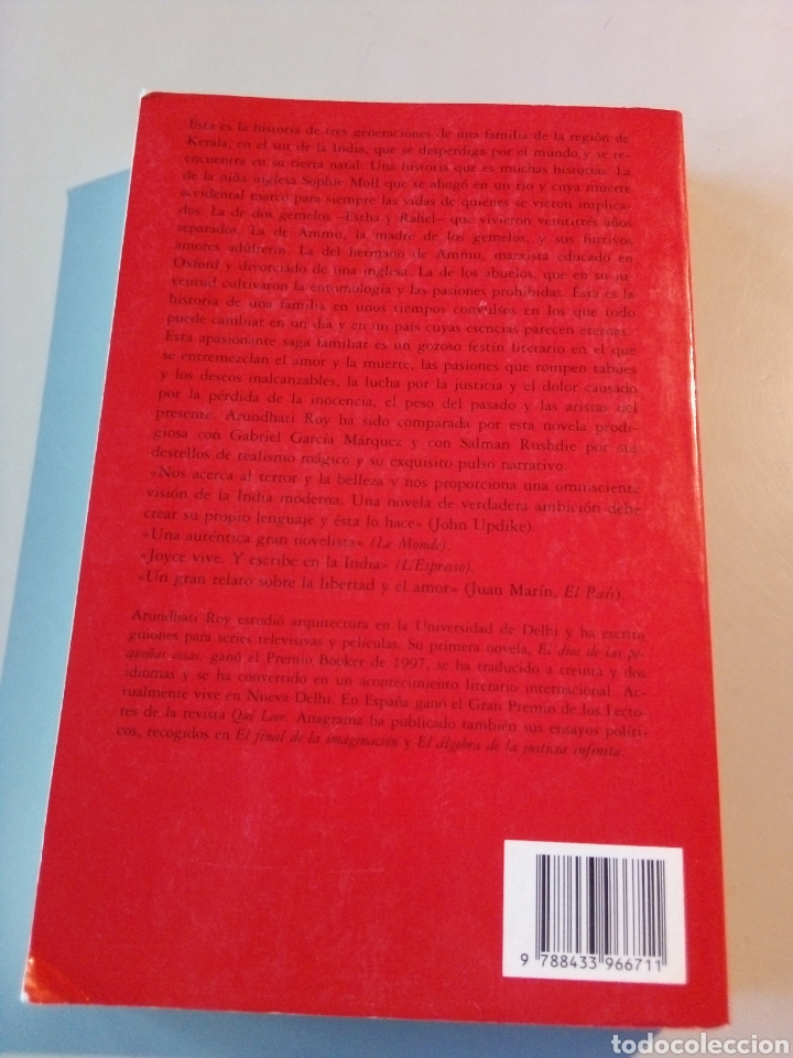 Libros: El dios de las peque&ntilde;as cosas-A. Roy - Foto 2