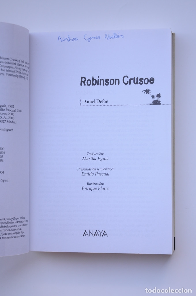 Libros: Robinson Crusoe - DEFOE, Daniel - Foto 2
