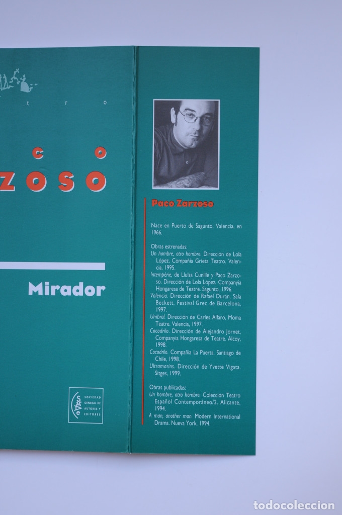 Libros: Mirador - ZARZOSO, Paco - Foto 2