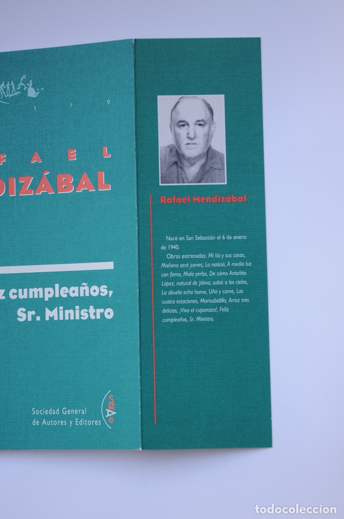 Libros: Feliz cumplea&ntilde;os, Sr. Ministro - MONCADA, Santiago - Foto 2
