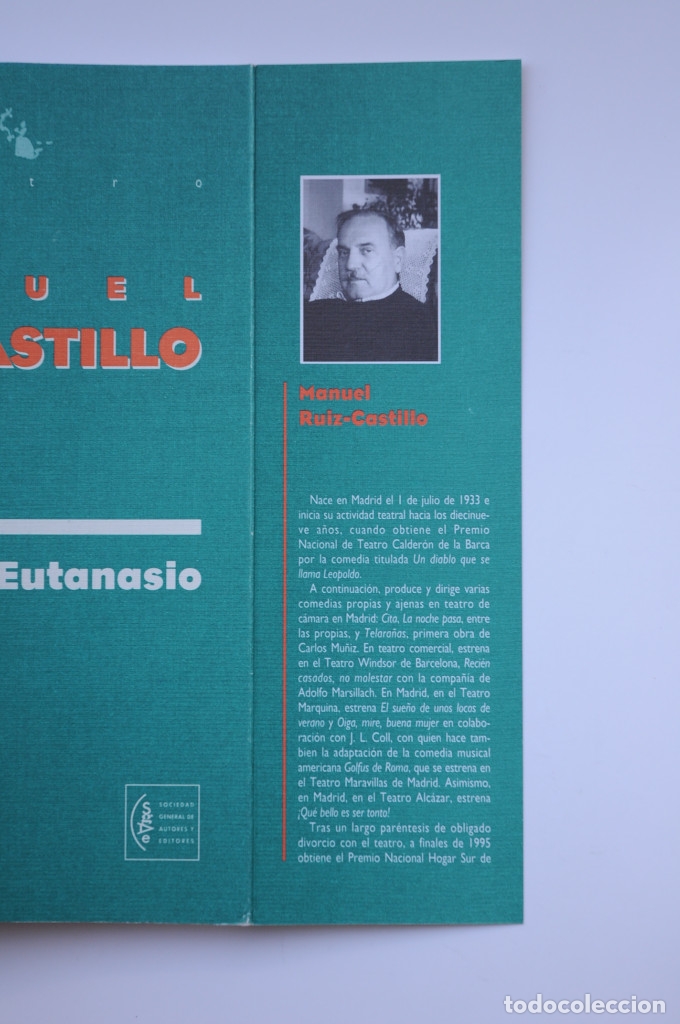 Libros: Eutanasio - RUIZ - CASTILLO, Manuel - Foto 2