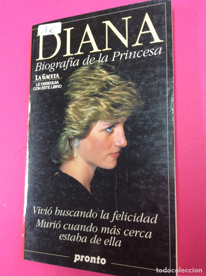 Libros: Diana biograf&iacute;a de la Princesa - Pronto 1997 - Foto 1