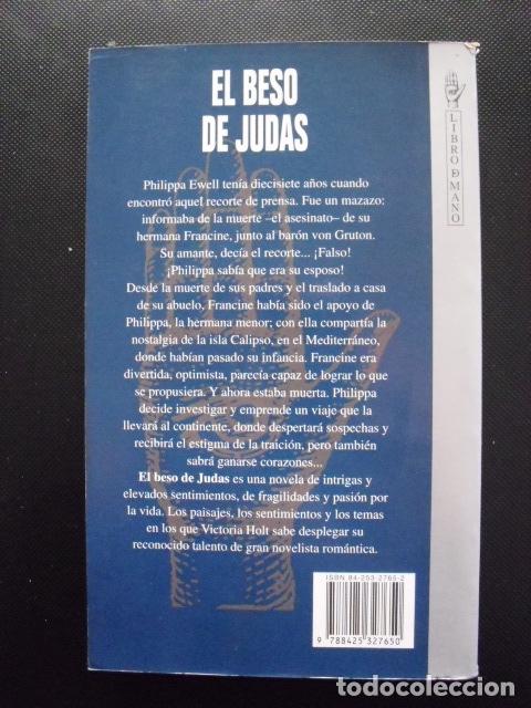 Libros: EL BESO DE JUDAS. VICTORIA HOLT. - Foto 2