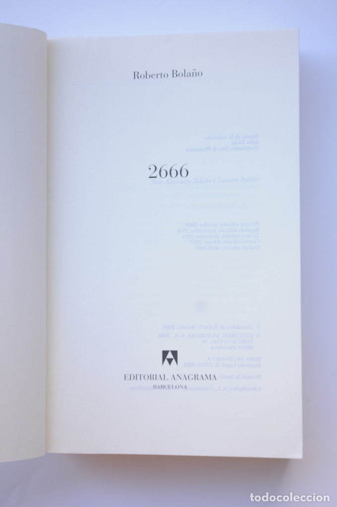 Libros: 2666 - BOLA&Ntilde;O, Roberto - Foto 2