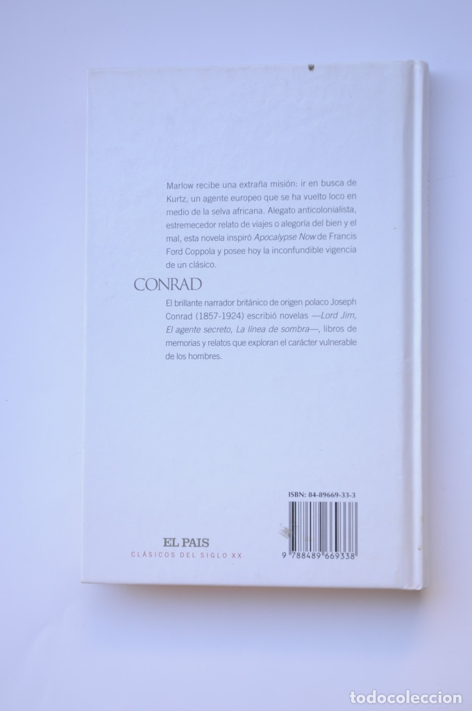 Libros: El coraz&oacute;n de las tinieblas - Joseph Conrad - Foto 3