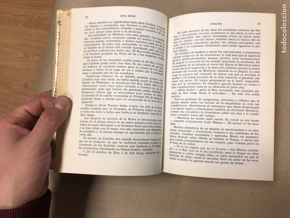 Libros: CATALINA. ANYA SETON. LUIS DE CARALT EDITOR 1972. - Foto 3