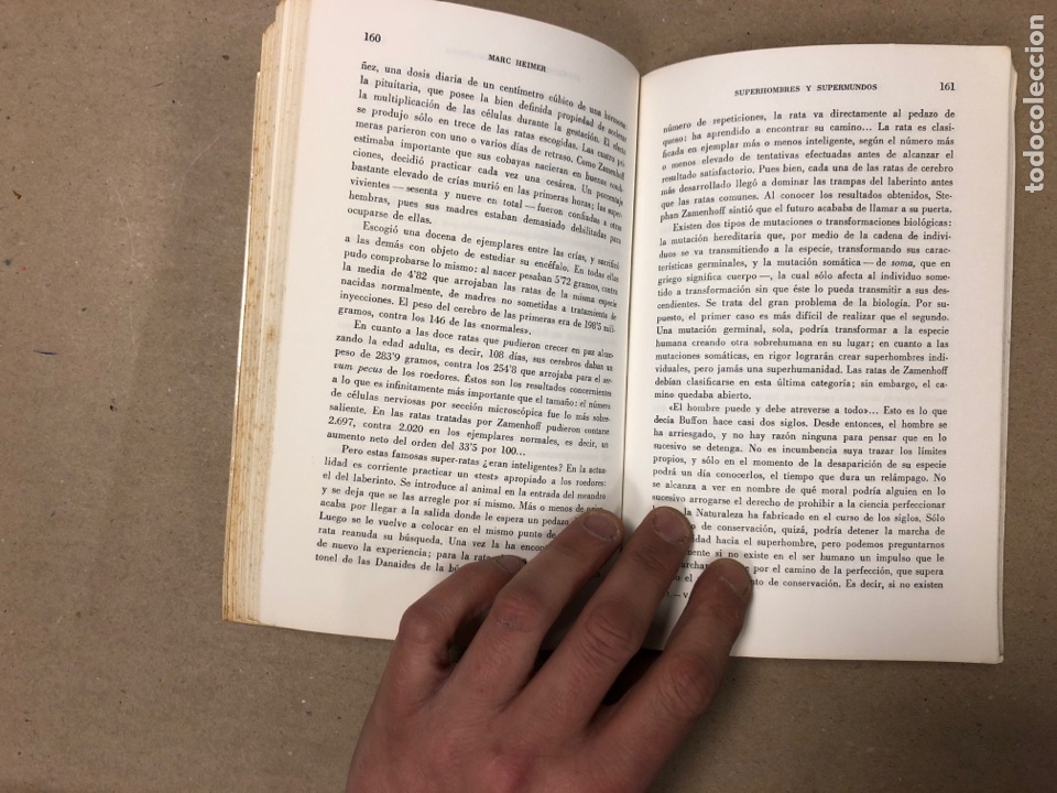 Libros: SUPERHOMBRE Y SUPERMUNDO. MARC HEIMER. EDITORIAL VERGARA 1963. - Foto 5