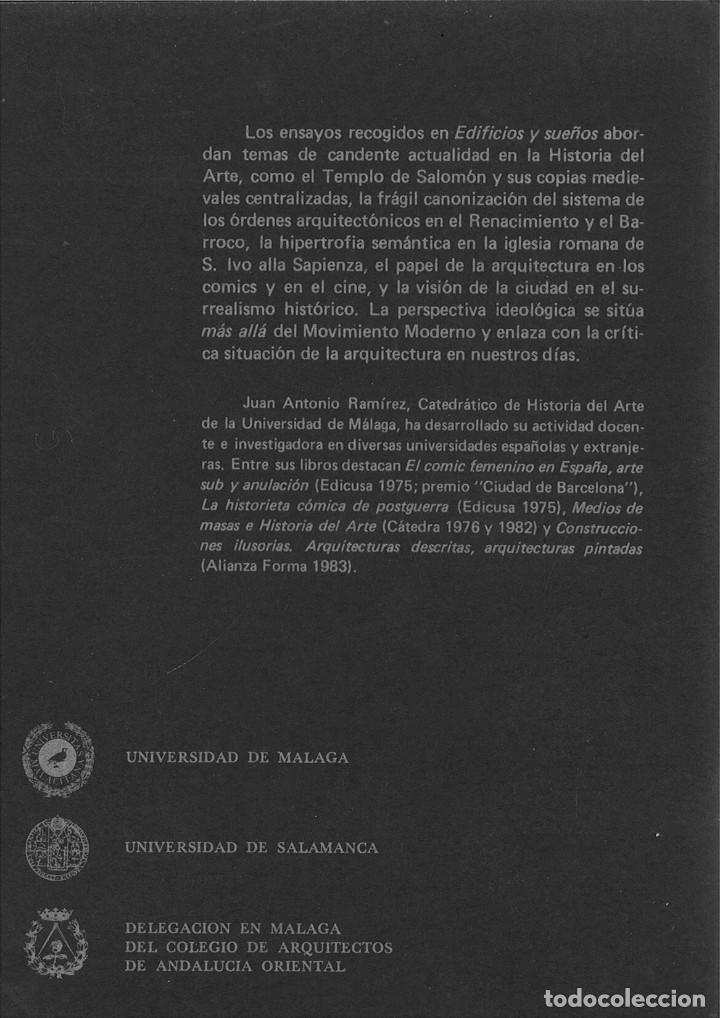 Libros: EDIFICIOS Y SUE&Ntilde;OS (ENSAYOS SOBRE ARQUITECTURA Y UTOP&Iacute;A). Juan Antonio Ram&iacute;rez - Foto 2