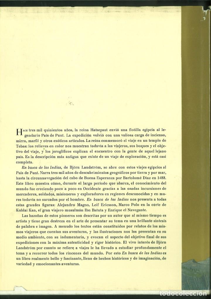Libros: EN BUSCA DE LAS INDIAS. Bj&ouml;rn Landstr&ouml;m - Foto 3
