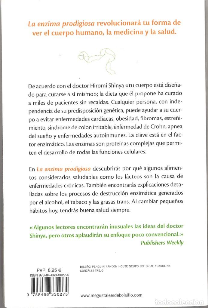 Libros: La enzima prodigiosa. Una forma de vida sin enfermar. 2015 - Foto 2