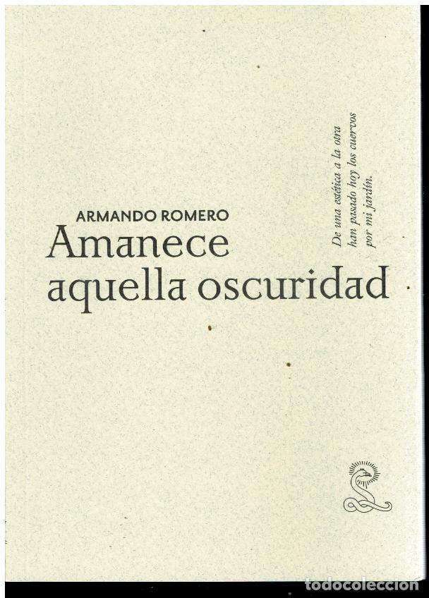 Libros: AMANECE AQUELLA OSCURIDAD. 1&ordf; edici&oacute;n. - Foto 1