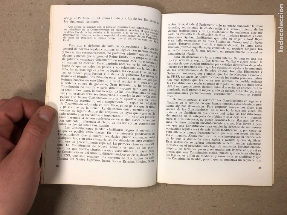 Libros: LAS CONSTITUCIONES MODERNAS. K.C. WHEARE. EDITORIAL LABOR 1971. - Foto 3