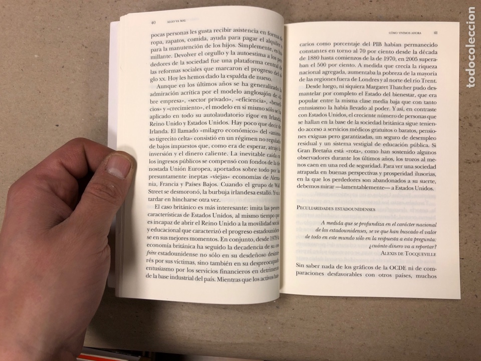 Libros: ALGO VA MAL. TONY JUDT. EDITORIAL TAURUS 2011. - Foto 4