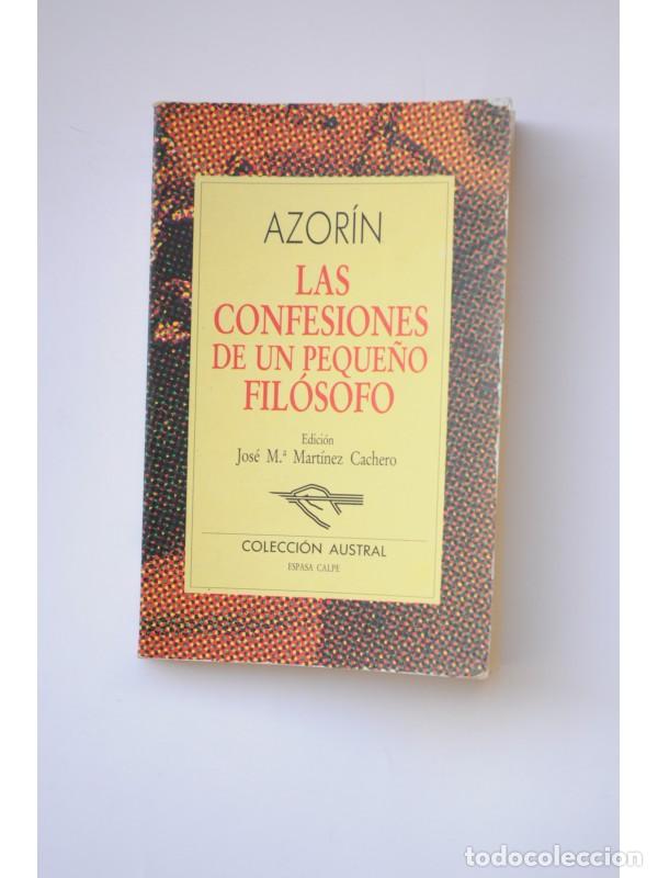 Libros: las confesiones de un peque&ntilde;o fil&oacute;sofo - AZOR&Iacute;N - Foto 1