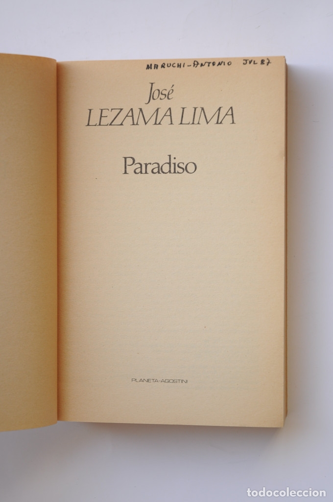 Libros: Paradiso - LEZAMA LIMA, Jos&eacute; - Foto 2