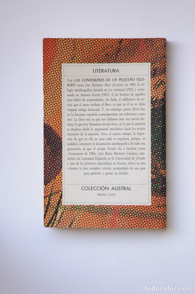 Libros: las confesiones de un peque&ntilde;o fil&oacute;sofo - AZOR&Iacute;N - Foto 3