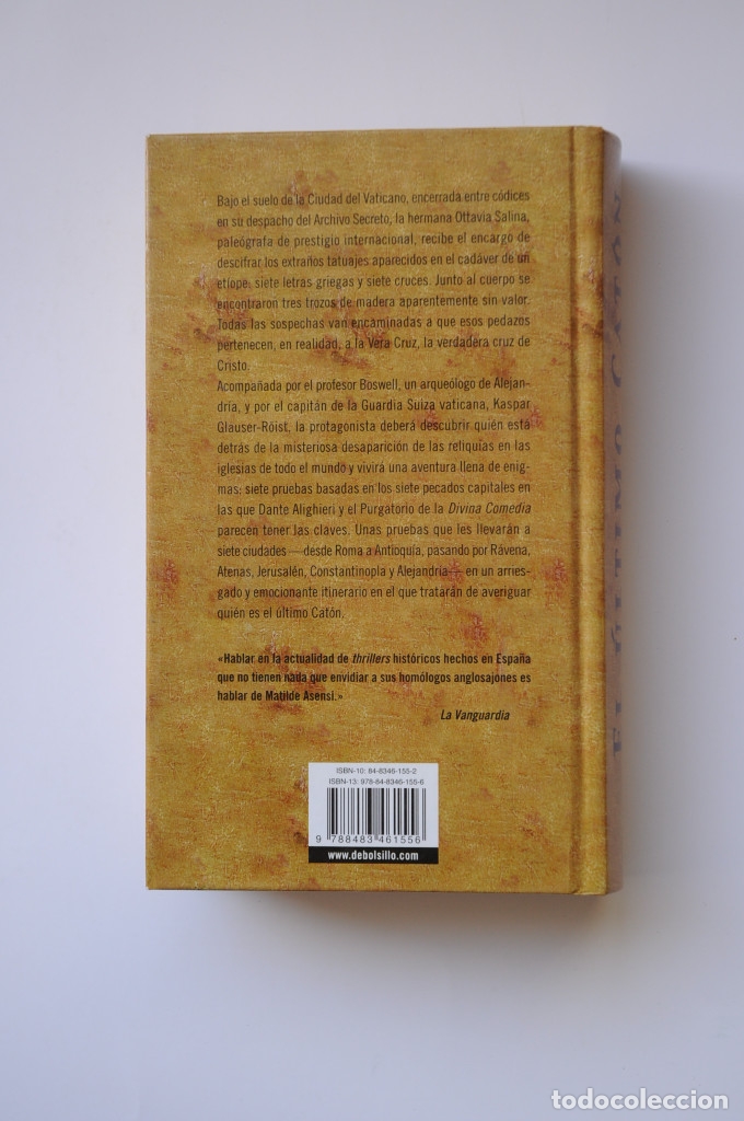 Libros: El &uacute;ltimo Cat&oacute;n - ASENSI, Matilde - Foto 3
