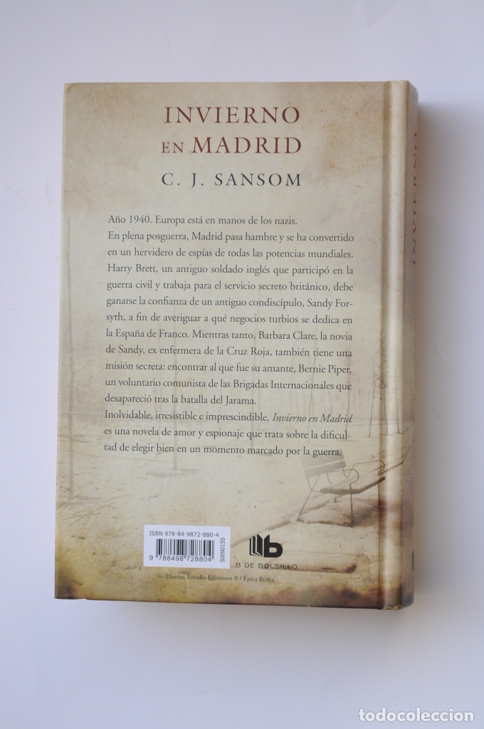 Libros: Invierno en Madrid - SANSOM, C. J. - Foto 3