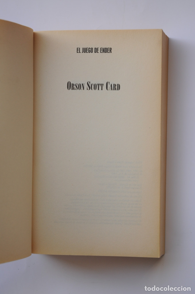 Libros: El juego de Ender - CARD, Orson Scott - Foto 2