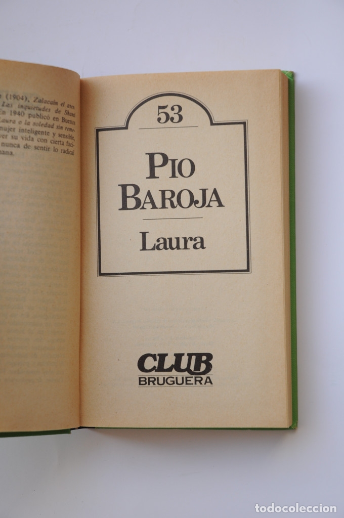 Libros: Laura - BAROJA, P&iacute;o - Foto 2