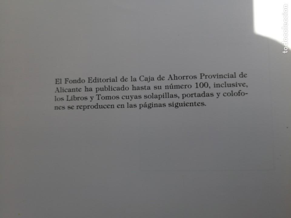 Libros: LIBRO DE LOS 100 LIBROS - CAJA DE AHORROS PROVINCIAL DE ALICANTE - Foto 3