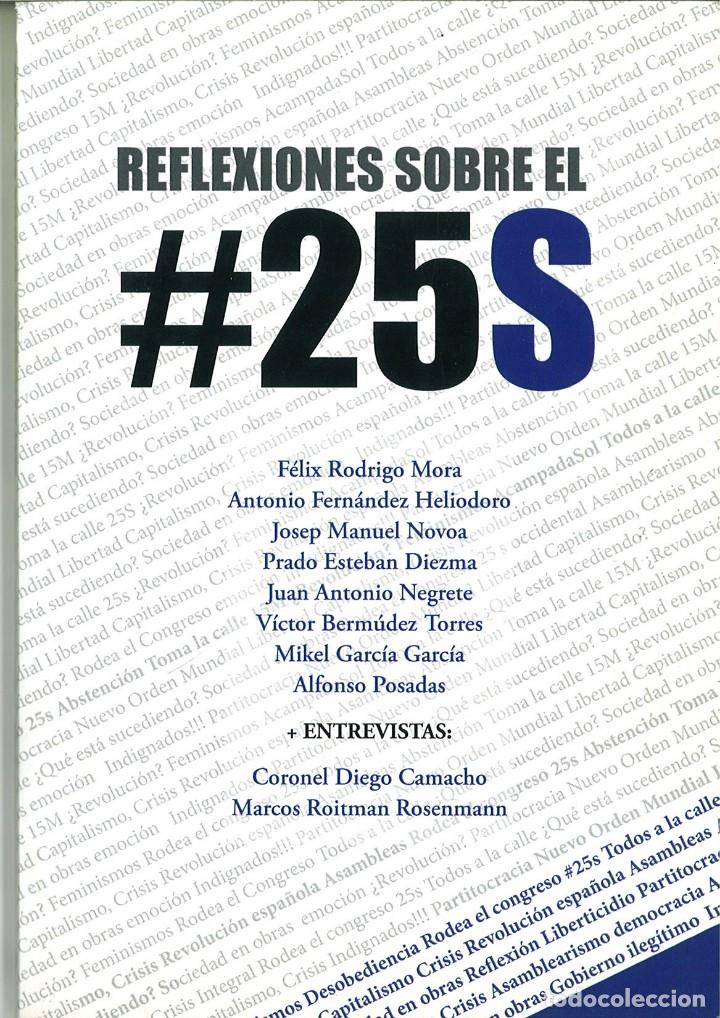 Libros: REFLEXIONES SOBRE EL #25S. OBRA COLECTIVA. Varios - Foto 1