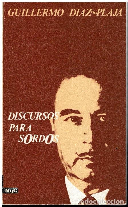 Libros: DISCURSO PARA SORDOS. 1&ordf; edici&oacute;n. - Foto 1