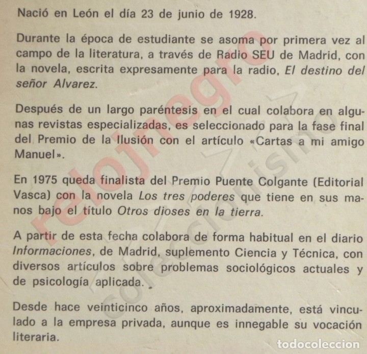 Libros: OTROS DIOSES EN LA TIERRA - LIBRO - ALFONSO CAMBA - SEDMAY EDICIONES - Foto 2