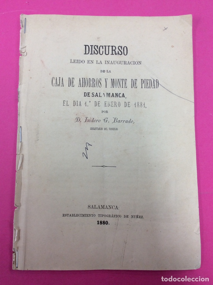 Libros: Discurso Le&iacute;do en la inauguraci&oacute;n 1880 - Foto 1