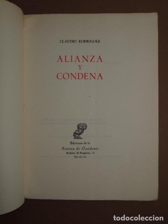 Libros: RODR&Iacute;GUEZ, Claudio. - ALIANZA Y CONDENA. - Foto 2