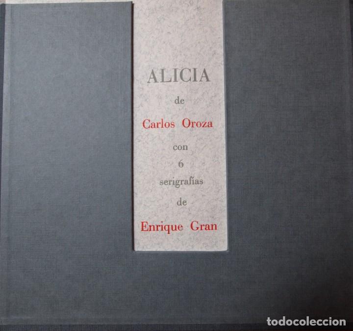 Libros: OROZA, Carlos y GRAN, Enrique. - ALICIA. - Foto 1