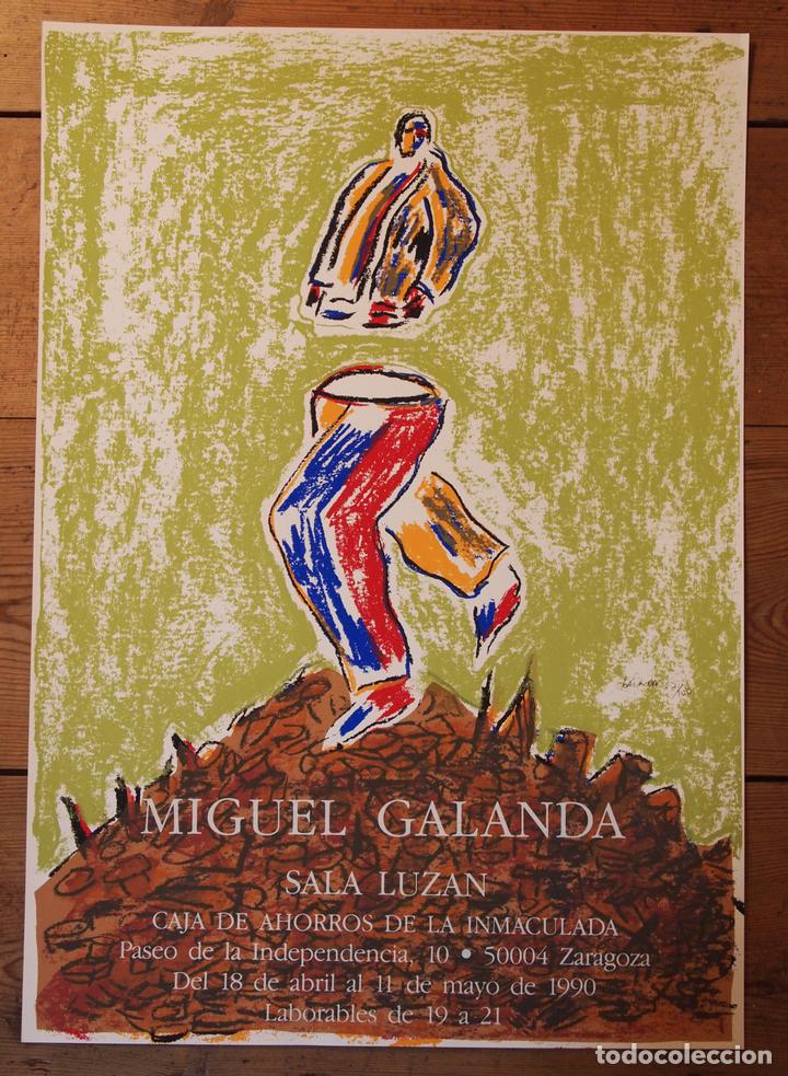 Libros: Cartel. MIGUEL GALANDA. - Foto 1