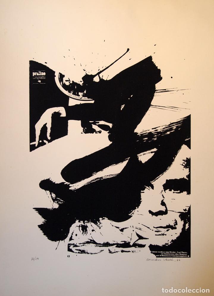 Libros: VALL&Eacute;S, Rom&aacute;n. - Serigraf&iacute;a. - Foto 1