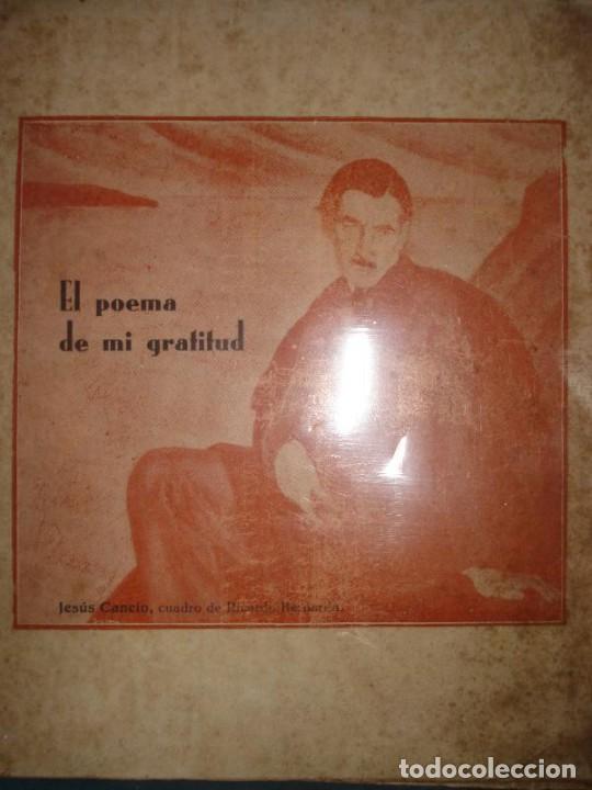 Libros: CANCIO, Jes&uacute;s. - EL POEMA DE MI GRATITUD. - Foto 1
