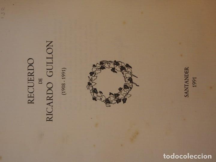 Libros: (Gull&oacute;n) - RECUERDO DE RICARDO GULL&Oacute;N (1908 - 1991). - Foto 1