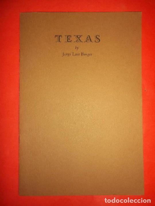 Libros: BORGES, Jorge Luis. - TEXAS, by... - Foto 1