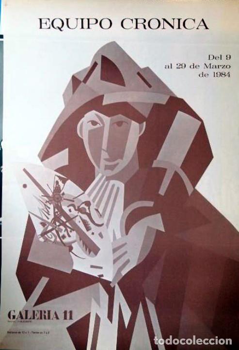 Libros: EQUIPO CRONICA. Cartel exposici&oacute;n. - Foto 1