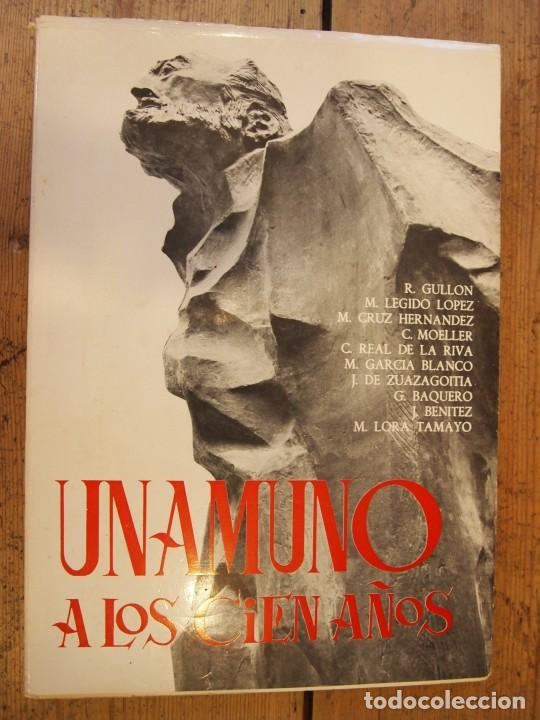 Libros: VVAA. - UNAMUNO A LOS CIEN A&Ntilde;OS - Foto 1