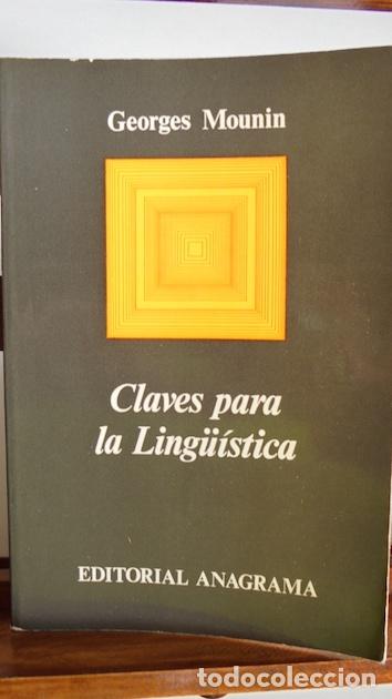 Libros: CLAVES PARA LA LING&Uuml;&Iacute;STICA - GEORGES MOUNIN - Foto 1