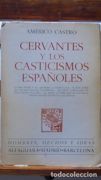 Libros: CERVANTES Y LOS CASTICISMOS ESPA&Ntilde;OLES - AM&Eacute;RICO CASTRO - Foto 1