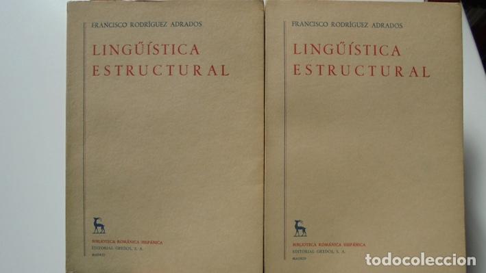 Libros: LING&Uuml;&Iacute;STICA ESTRUCTURAL. I y II - FRANCISCO RODR&Iacute;GUEZ ADRADOS - Foto 1