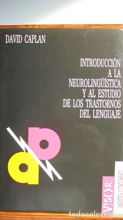 Libros: INTRODUCCI&Oacute;N A LA NEUROLING&Uuml;&Iacute;STICA Y AL ESTUDIO DE LOS TRASTORNOS DEL LENGUAJE - DAVID CAPLAN - Foto 1