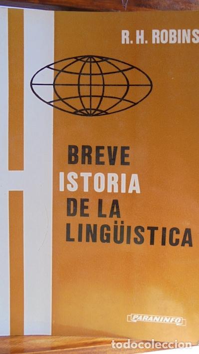 Libros: BREVE HISTORIA DE LA LING&Uuml;&Iacute;STICA - R.H. ROBINS - Foto 1