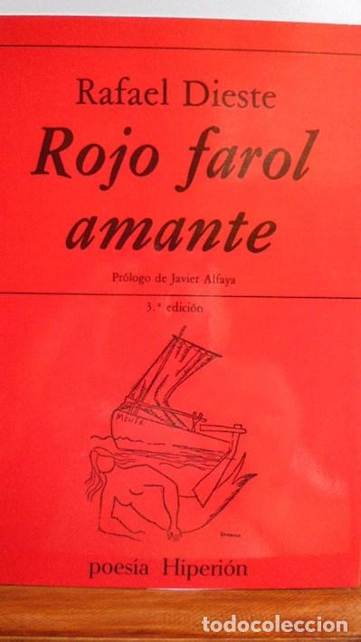 Libros: ROJO FAROL AMANTE - RAFAEL DIESTE - Foto 1
