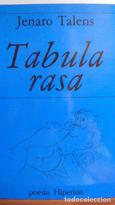 Libros: TABULA RASA - JENARO TALENS - Foto 1