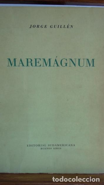 Libros: MAREM&Aacute;GNUM - JORGE GUILL&Eacute;N - Foto 1