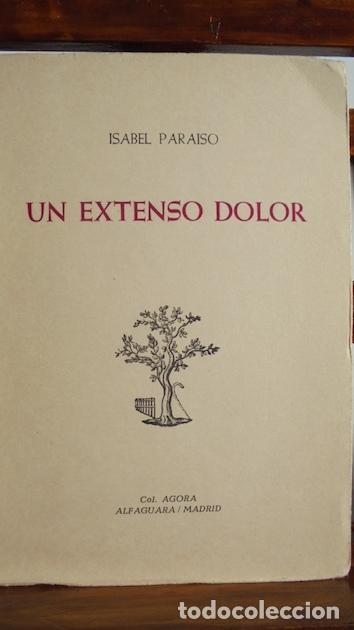 Libros: UN EXTENSO DOLOR - ISABEL PARAISO - Foto 1